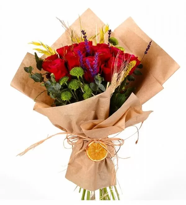 Premium 15 Kırmızı Gül Buketi